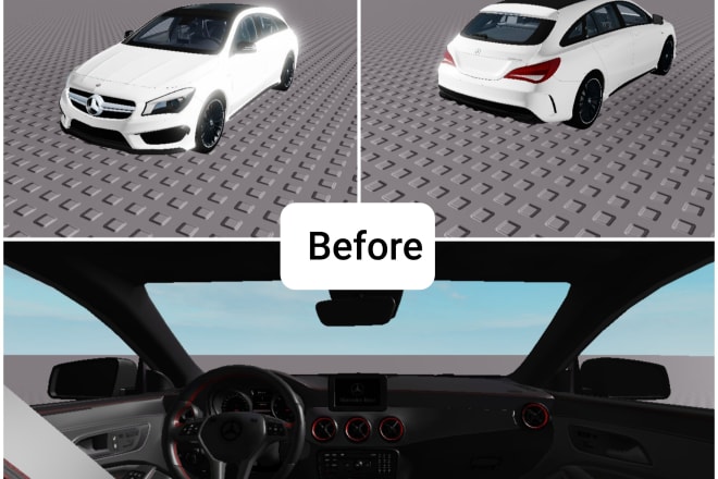 I will modify your car model in roblox studio with the specifications you desire