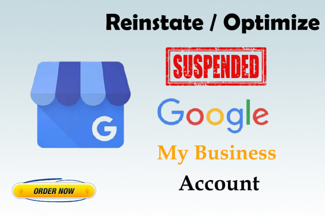 I will optimize and reinstate suspended gmb listing