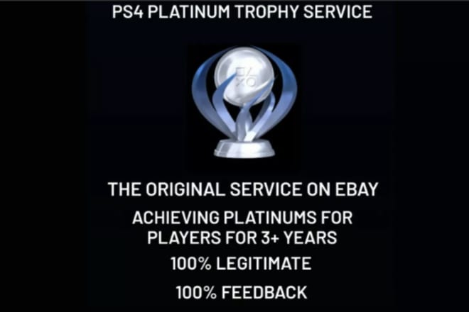 I will playstation platinum trophy service