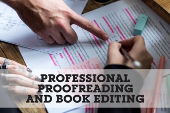 I will professional book editing services