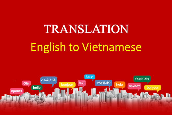 I will professionally translate english to vietnamese, large number