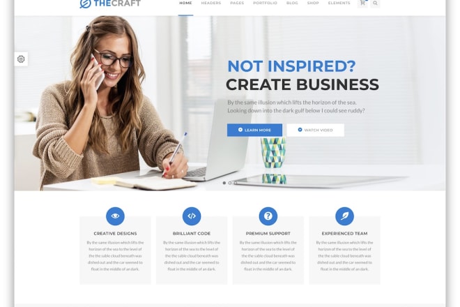 I will proffesional business website maker