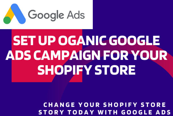 I will promote and boost sales conversion shopify store sales using google ads adwords