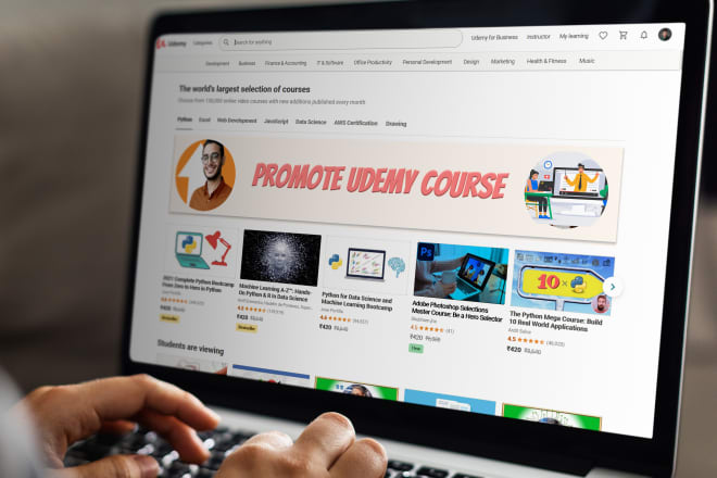 I will promote your udemy course to 15k active students
