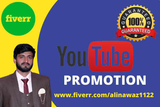 I will promote your youtube videos on social media