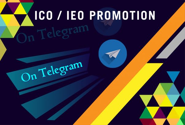 I will promotion for your ico, crypto, airdrop, bitcoin, erc20 on telegram