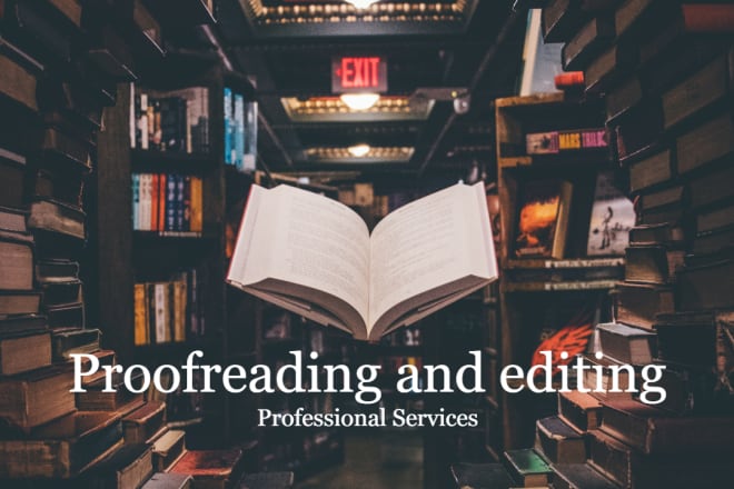 I will proofread and edit your articles