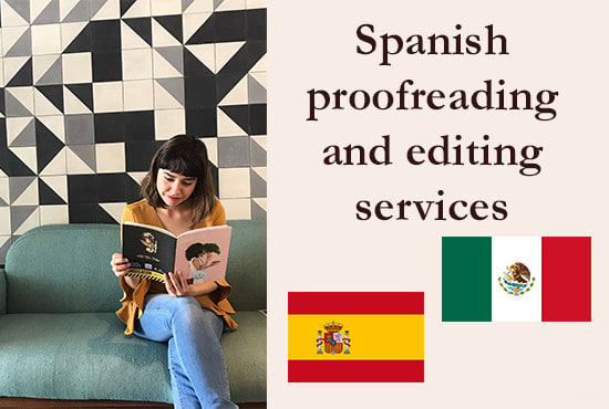 I will proofread and edit your texts in spanish