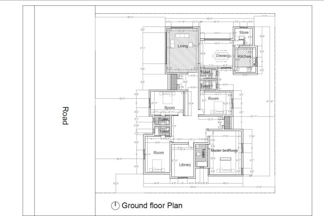 I will provide architectural drawings, floor plan from any file