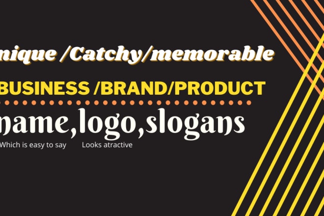 I will provide brand or business name with slogan and logo