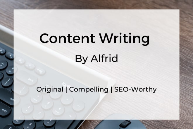 I will provide content writing service for your needs hire now