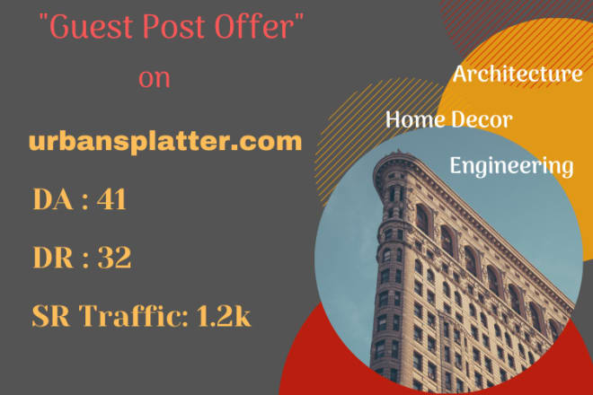 I will provide guest post offer on da 41 architecture blog