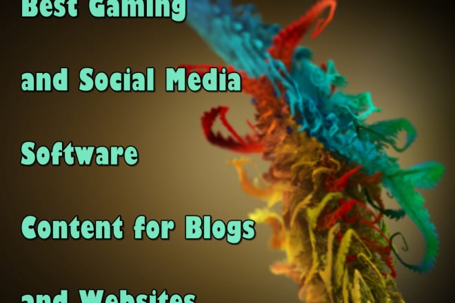 I will provide posts on popular gaming and social media softwares