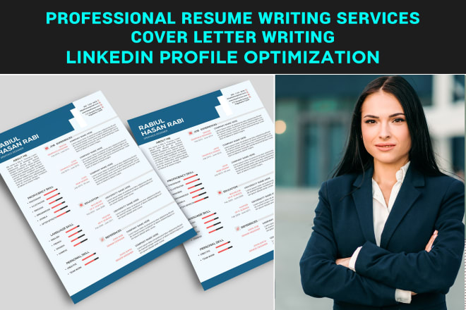I will provide professional resume, cover letter, optimized linkedin profile