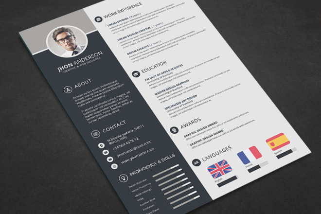 I will provide resume writing and template design service