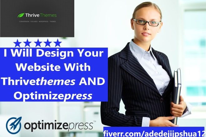 I will provide SEO custom design services for optimizepress and thrivethemes