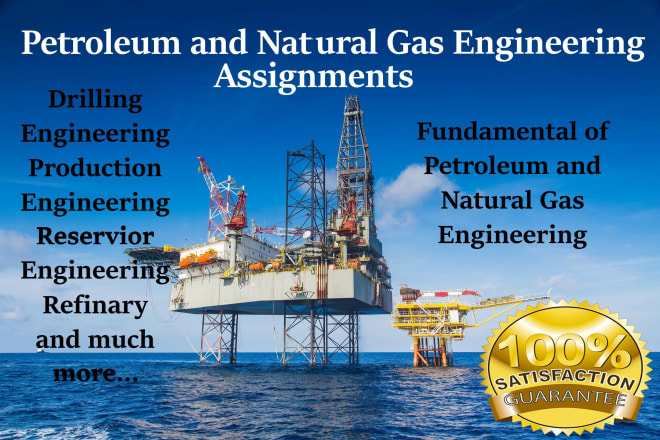 I will provide service in oil petroleum and natural gas