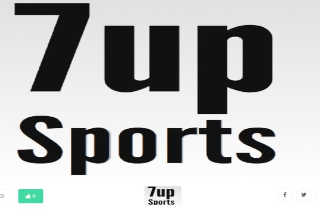 I will publish a post on google news sports site 7upsports dot com