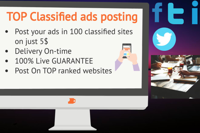 I will publish your classified ads on top classified websites