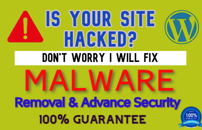 I will remove malware,fix hacked wordpress website and security