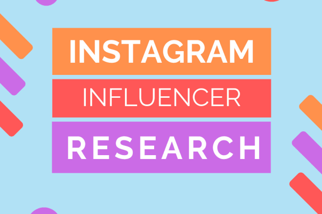 I will research best instagram influencer marketing