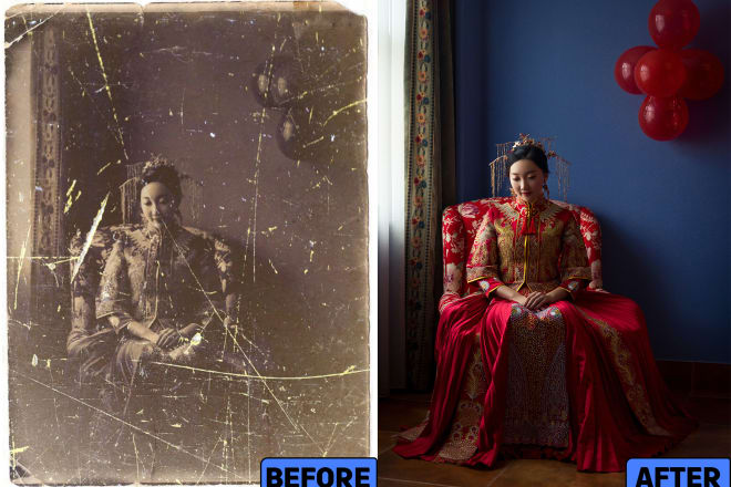 I will restoration, colorize, repair, fix, retouch and your old photo