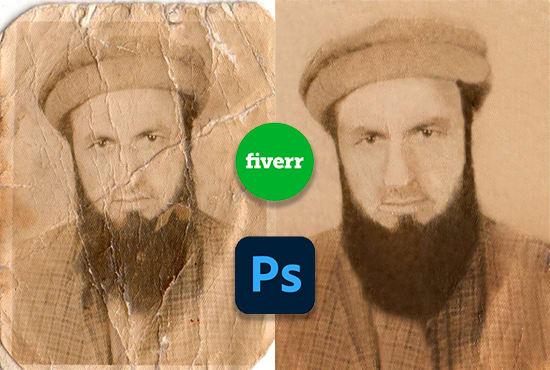 I will restore, repair, fix old damaged photos and colorize them