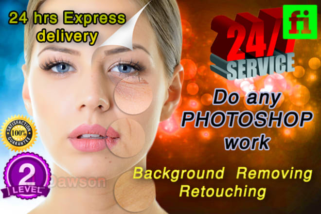 I will retouch or edit your photo with photoshop