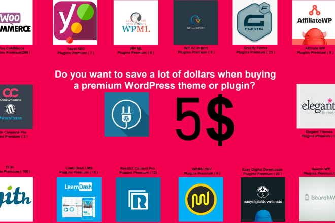 I will save a lot of money when buying a premium wordpress theme or plugin