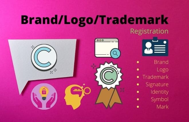 I will serve to register brand, logo, and trademark