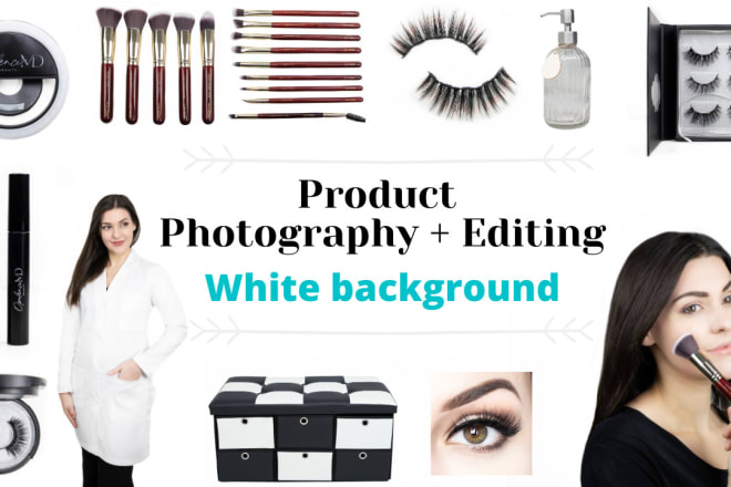 I will shoot high quality product photos and model white background