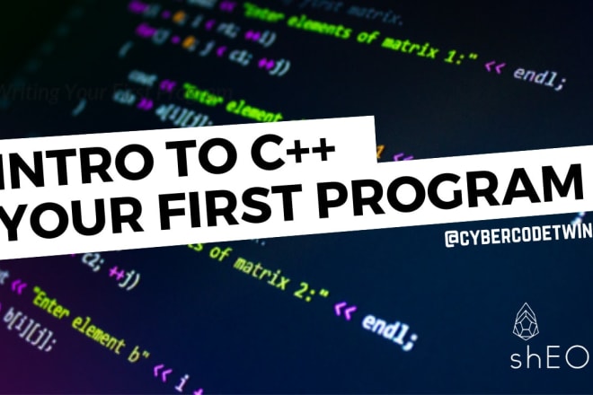 I will teach you c plus plus,c,programming,online coding lessons