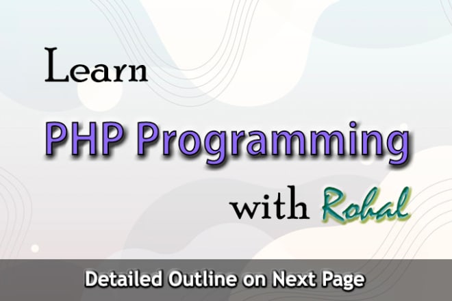 I will teach you php programming from basic level