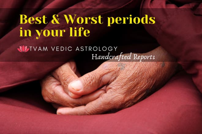 I will tell you best and worst period of your life using vedic astrology