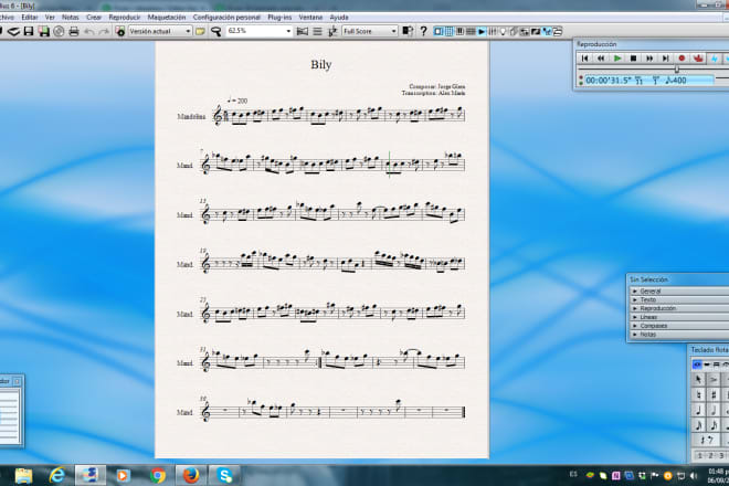 I will transcribe your music into sheet music, chords or charts