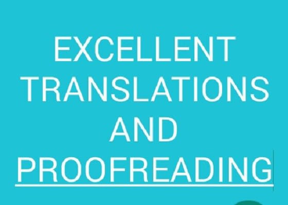 I will translate, edit or proofread as required