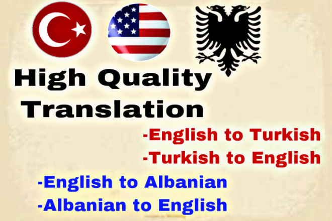 I will translate from english to turkish