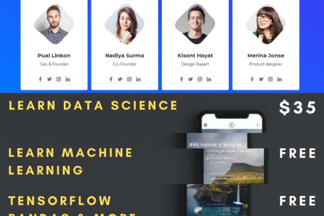 I will tutor you data science and machine learning using python zero to mastery