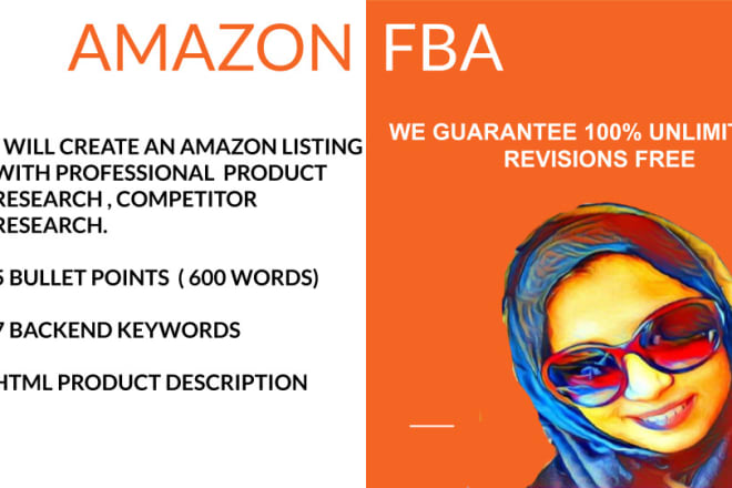 I will write a lit seo product description amazon fba com uk