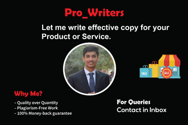 I will write a persuasive ad copy or product or service description