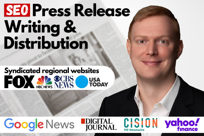 I will write and distribute your newsworthy SEO press release