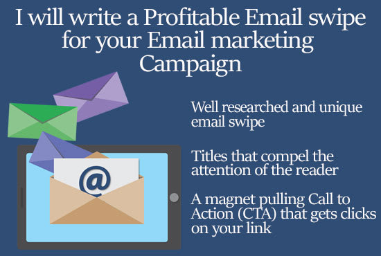 I will write converting email series for your marketing campaign