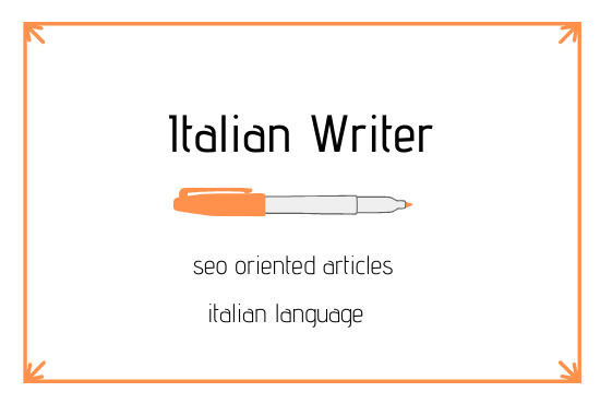 I will write fantastic articles in italian up to 1500 words