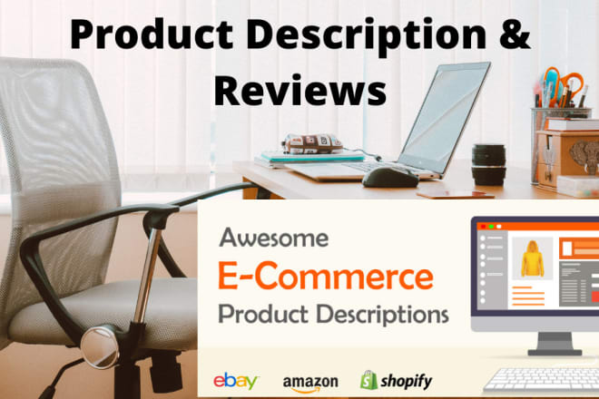 I will write product description and review articles