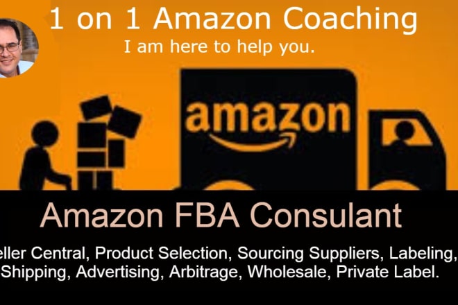 I will be your amazon seller central coach and teacher