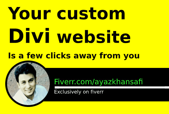 I will be your custom divi website developer, divi theme expert