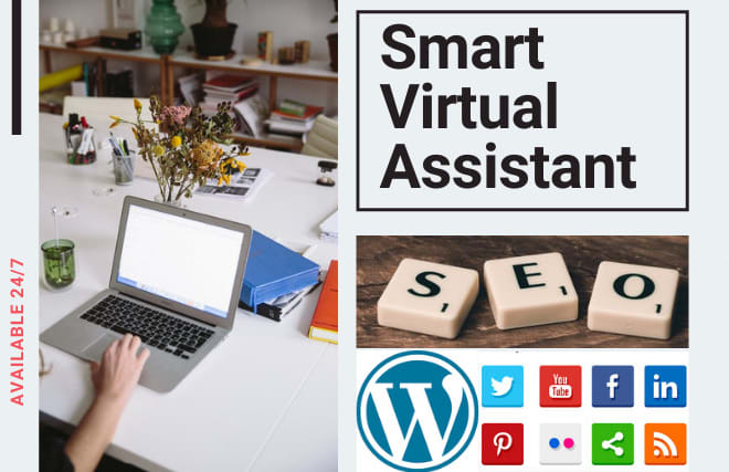 I will be your virtual assistant for wordpress and digital marketing services