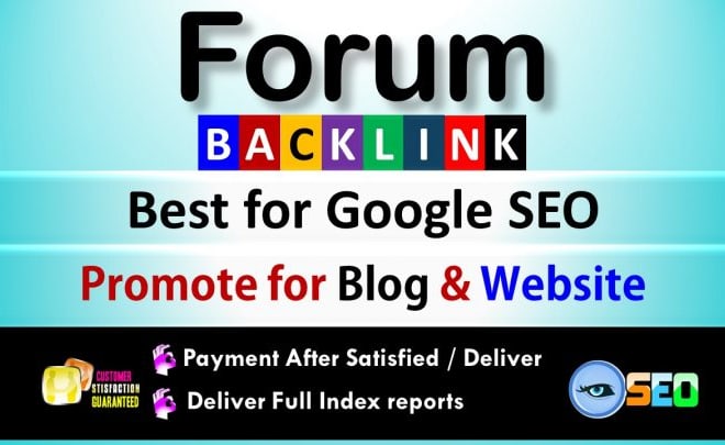 I will build 1000 forum profiles backlinks