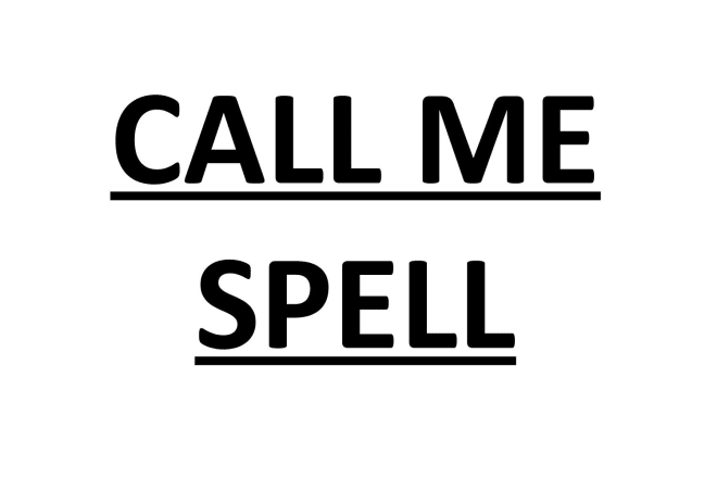 I will cast a text me or call me spells for you
