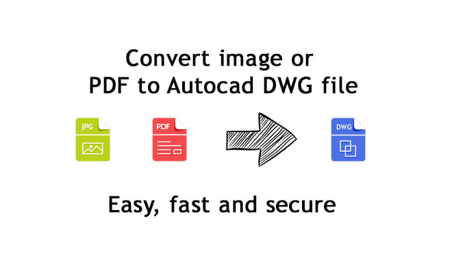 I will convert your plan from jpg or PDF format to dwg